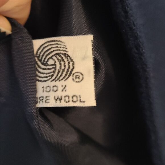 Dumas Navy Blue Wool Blazer Suit Jacket - Picture 6 of 7